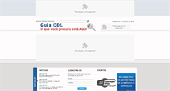 Desktop Screenshot of cdlsertaozinho.com.br