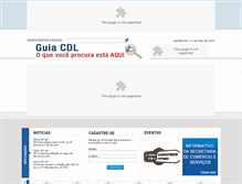 Tablet Screenshot of cdlsertaozinho.com.br